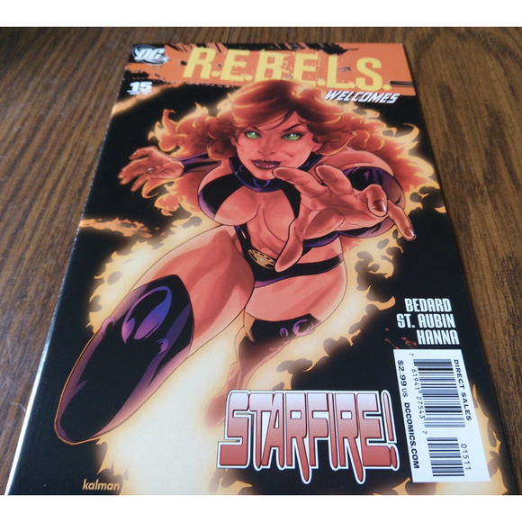 R.E.B.E.L.S. #15 (June 2010 DC Comics) - Picture 1 of 3